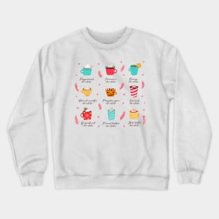 Cozy hot chocolate mood Crewneck Sweatshirt